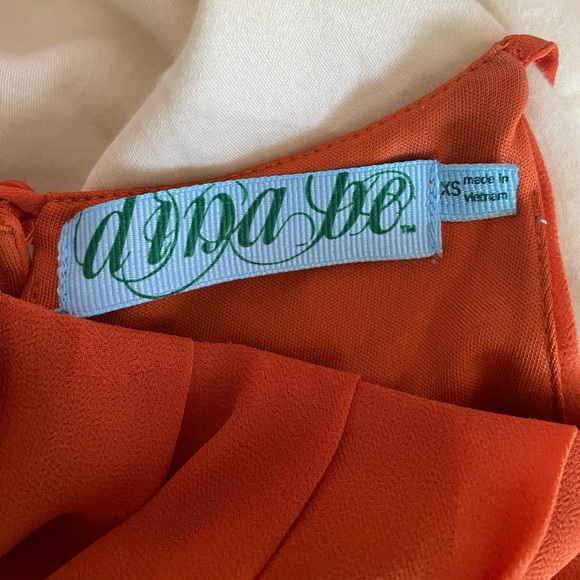 Orange mini dress - Picture 4 of 4